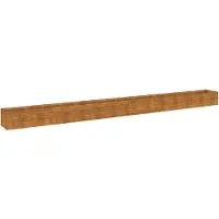 vidaXL Verhoogde tuinbak 580x50x36 cm cortenstaal