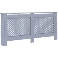 vidaXL Radiatorombouw 172x19x81,5 cm MDF antraciet