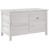 vidaXL Tuinkist, wit, 99x49,5x58,5 cm, massief grenenhout