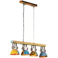 vidaXL Plafondlamp industrieel 25 W E27 111 cm meerkleurig