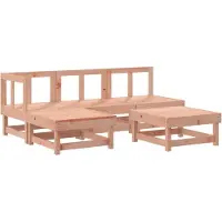 vidaXL 5-delige Loungeset massief douglashout