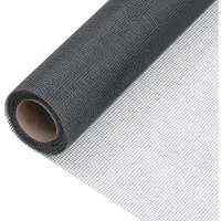 vidaXL Gaas 80x1000 cm glasvezel grijs