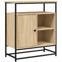 vidaXL Dressoir Sonoma Eiken 69x35x80 cm Bewerkt Hout