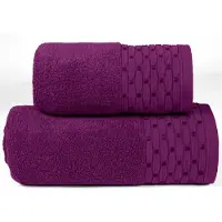 Greno New Chic Handdoek 50x90cm - Zacht & Absorberend - Pruimkleurig
