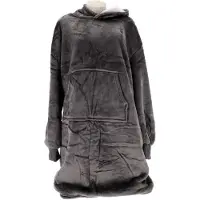 Sans marque Overige Merken Hoodie Plaid Sherry 70X110 Cm Charcoal Grey