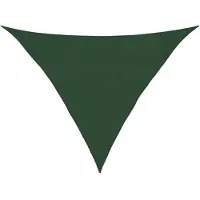 vidaXL Zonnezeil 160 g/m² 3x3x4,2 m HDPE donkergroen