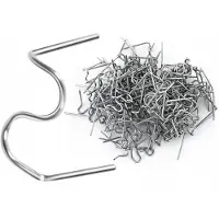 Rosfix Nietjes S-Vorm 0,8mm Set - Kunststof Nietjes 100 Stuks - Duurzaam Precisie