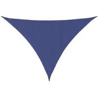 vidaXL Zonnescherm driehoekig 3x4x5 m oxford stof blauw