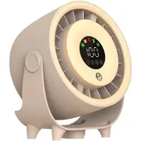 VHV - Tafelventilator - Mini USB spray fan met 50ml watertank - 100 standen en 3600mAh - Voor keuken, thuis en camping