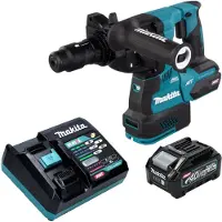 Makita HR 002 GM101 accu-boorhamer 40 V max. 2,9 J SDS-PLUS borstelloos + 1x accu 4,0 Ah + oplader