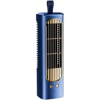 VHV - Torenventilator Draagbaar - Stille Ventilator met Handgreep - Compacte Koeling - Woonkamer/Kantoor - Blauw