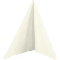 Happy Moments Servetten - 60x - creme wit - 33 x 33 cm - papier - lunch/diner servetjes - Tafeldecoratie 3-laags papieren wegwerp servetjes