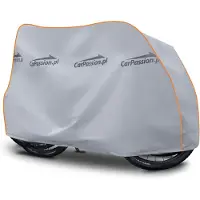 Carpassion Fietshoes Voor 2 Fietsen - Beschermhoes - Waterdicht & Vorstbestendig - Grijs - Universeel