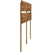 vidaXL Live Edge Hoofdbord ROSTOCK Naturel 140 cm Massief Acacia Hout
