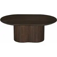 Giga Meubel Salontafel Ava Ovaal Walnoot 90cm