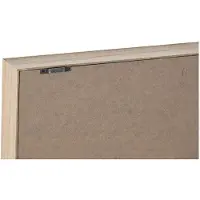Home & Styling Spiegel met plank - rechthoek - MDF - bruin - 60 x 13 x 60 cm - Ibiza Stijl
