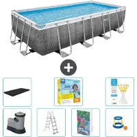 Bestway Power Steel Rechthoekig - 549x274x122 cm - 6-delig - Model S529