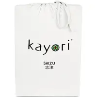Kayori Split Topper Hoeslaken Shizu Offwhite (Jersey)-Lits-Jumeaux XL (200 x 200/210/220 cm)