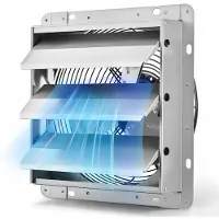 Vevor 269mm afzuigventilator met lamellen
