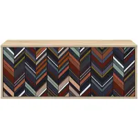 vidaXL Wand gemonteerd TV Kast OMMEN 102 x 33 x 40 cm Sonoma Eiken