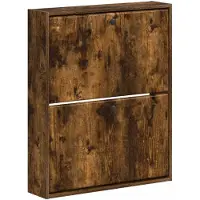 vidaXL Wandgemonteerde Schoenenkast BREDA 71 x 17 x 86 cm Bewerkt hout
