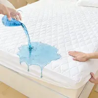 Famanu – Waterdichte matrasbeschermer, 90 x 200 cm, ademende matrasbescherming, vochtbescherming met spanlakens voor matrassen van 4–28 cm breedte
