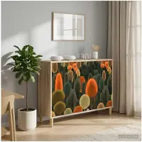 vidaXL Dressoir ZAANDAM Sonoma 102 x 33 x 75 cm Bewerkt hout