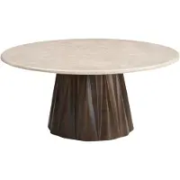 Giga Meubel Salontafel Faiza Marmer Beige Rond Ø90cm