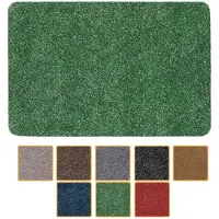 ANRO Deurmat Groen 60x40cm – Schoonloopmat Antislip Wasbaar Voordeur Hal Binnen & Buiten Op Maat