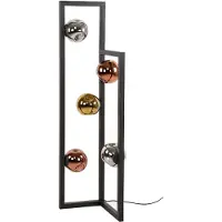 Nest of Nora Vloerlamp Rina - 5-lichts staande lamp Ø15 cm - Zwart