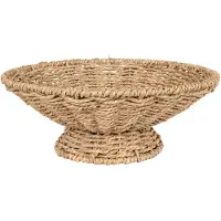 Nest of Nora Dienblad rond - Zeegras Ø30x11 cm - Natural