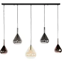 Nest of Nora Hanglamp Naro - 5-lichts - Modern - Zwart
