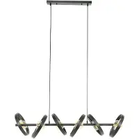 Nest of Nora Eetkamerlamp 6-lichts Envi - Industrieel design - Charcoal