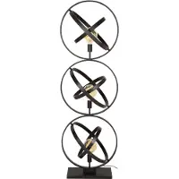 Nest of Nora Vloerlamp Tila - 3-lichts moderne staande lamp - Zwart