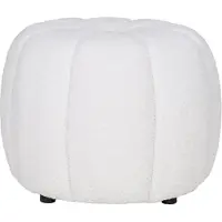 Nest of Nora Ronde poef - Ø48x38 cm - Off-White