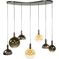 Nest of Nora Hanglamp 7-lichts - Modern - Bruin