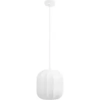 Nest of Nora Hanglamp Elina - Ø25 cm - Zijde en metaal - Plafondlamp - Wit