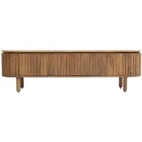 Giga Meubel Tv-meubel Myra Travertin Bruin 175cm