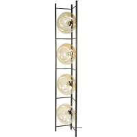 Nest of Nora Vloerlamp Lume - 4-lichts met glazen kappen - Amber