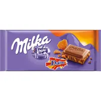 Milka 6 Repen chocoladereep met Daim á 100 gram - Voordeelverpakking Snoepgoed