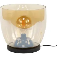 Nest of Nora vloerlamp Davin - Maat XL Ø33cm - Met glazen kap - Amber