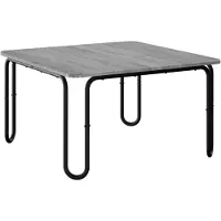 vidaXL Salontafel Grijs Sonoma 59 x 59 x 45 cm Bewerkt hout