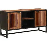 vidaXL Dressoir 105 x 30 x 55 cm Massief Mangohout en Geëngineerd Hout