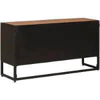 vidaXL Dressoir 105 x 30 x 55 cm Massief Mangohout en Geëngineerd Hout