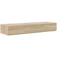 vidaXL studiobureau Sonoma Eiken 110 x 40 x 19,5 cm Bewerkt hout