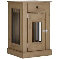 vidaXL Hond kennel meubel Artisanaal eiken 50 x 47,5 x 80 cm
