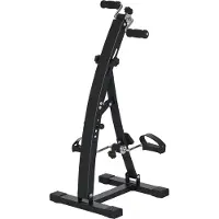 HOMCOM Revalidatiefiets - Staal - 40x42,5x100cm - Zwart