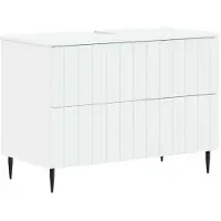 vidaXL Wastafel kabinet voor de badkamer ZWOLLE Wit 82 x 41 x 58,5 cm