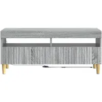 vidaXL LED-TV-kast ARNHEM, 100 x 35 x 43 cm, Sonoma-grijs