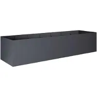 vidaXL Plantenbak Antraciet 280 x 80 x 60 cm Koudgewalst staal